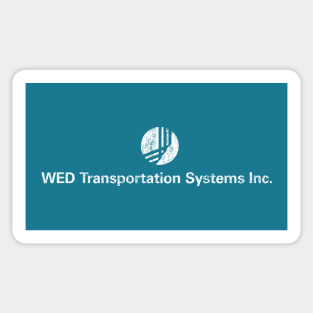 Vintage WED Transportation Systems Sticker